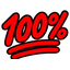 100%