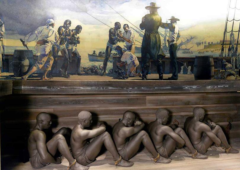 Как перевозили африканских рабов
