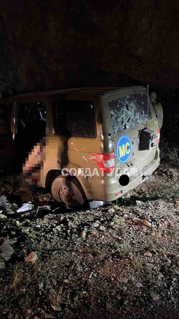 Азербайджан заявил о гибели шести российских миротворцев в Нагорном Карабахе
