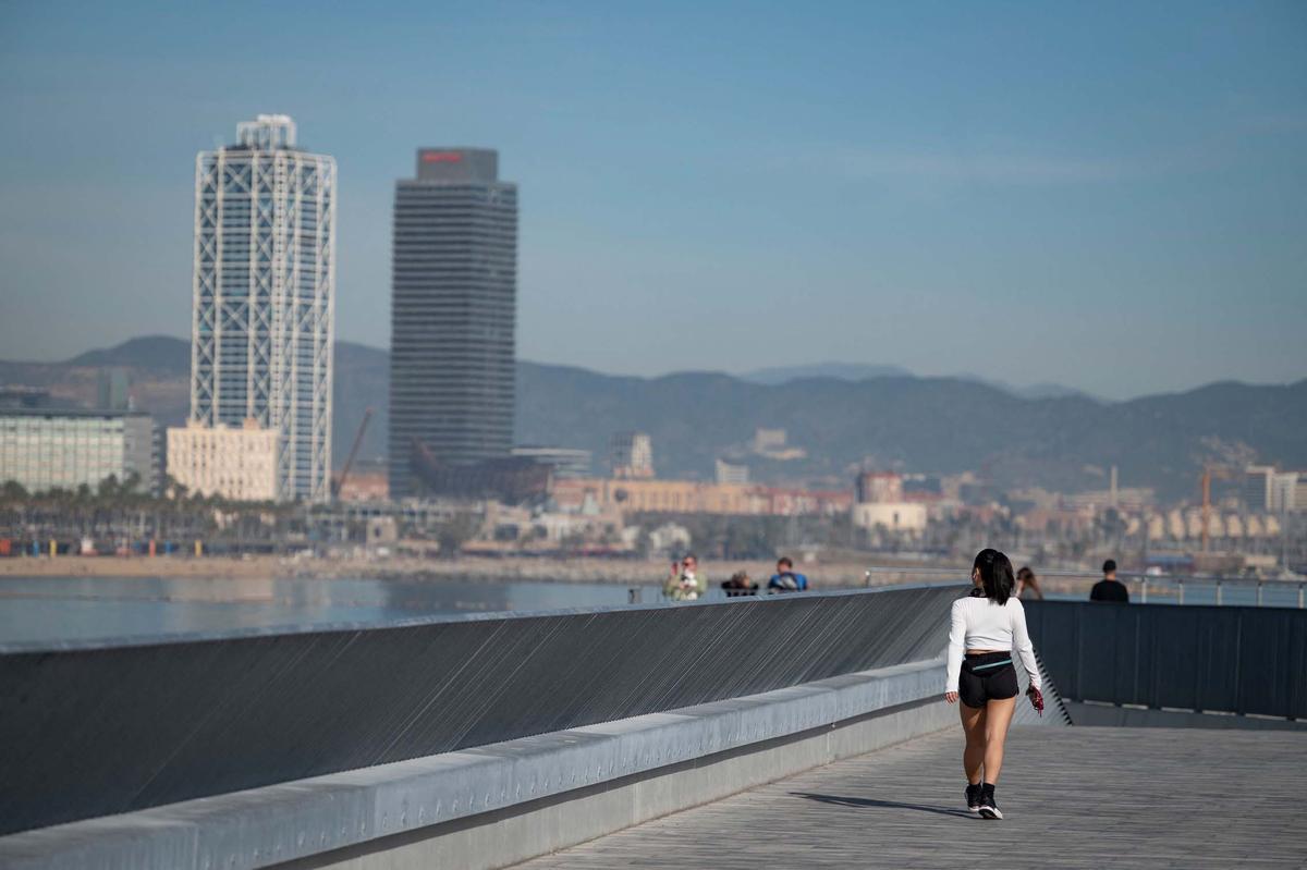 Барселона пострадала от сильной жары в середине января