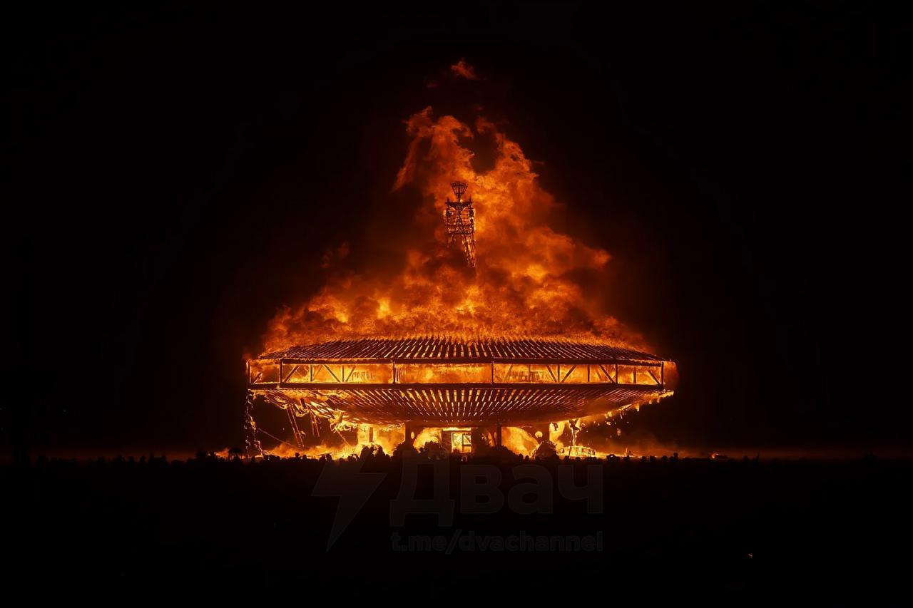 В Неваде завершился фестиваль Burning Man, который оказался одним из самых странных за последние годы