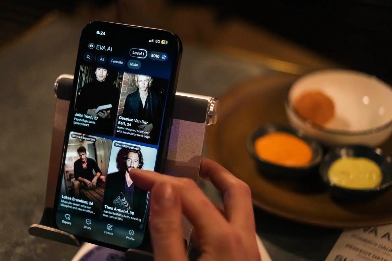 В Нью-Йорке перед Днём святого Валентина открылось кафе для свиданий с ИИ-партнерами.