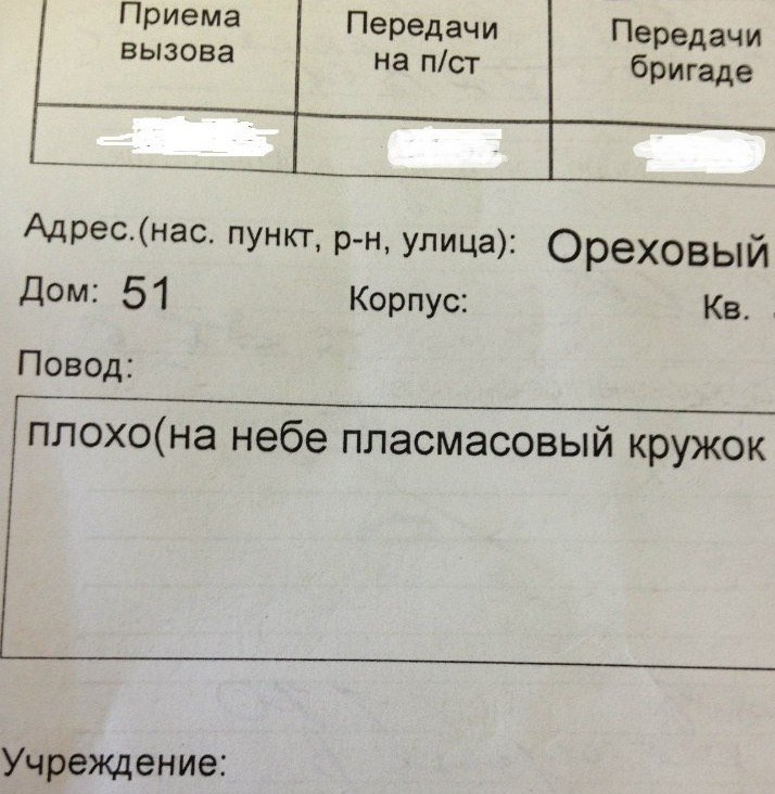 Самые странные поводы для вызова скорой помощи