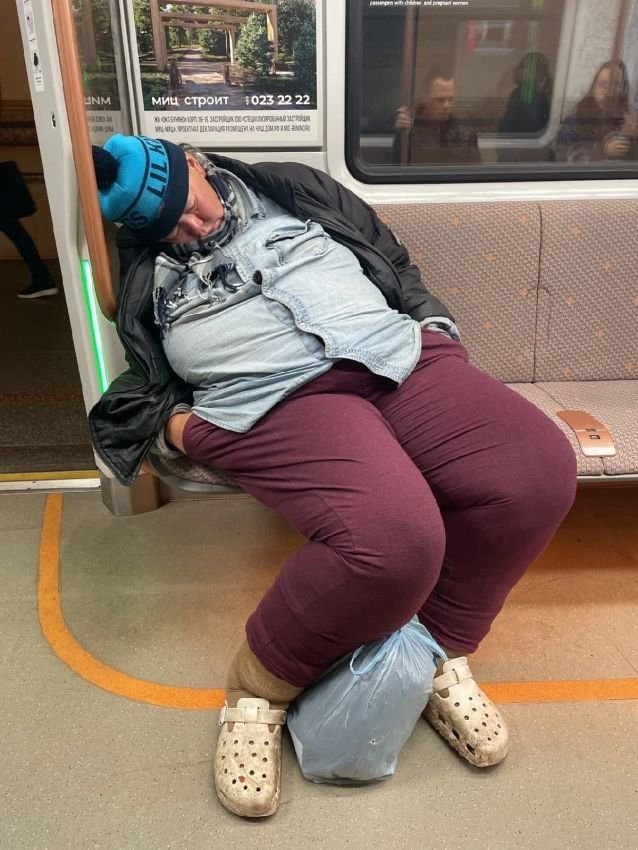 Модники из российского метрополитена
