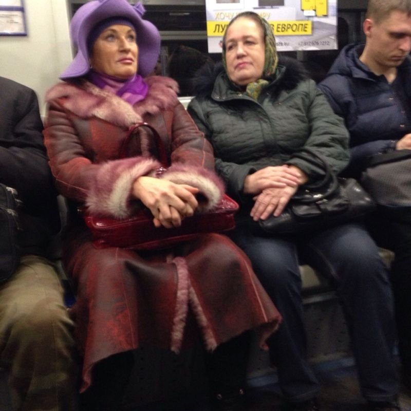 Модники из российского метрополитена